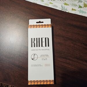 Glass Straws Set - Orange